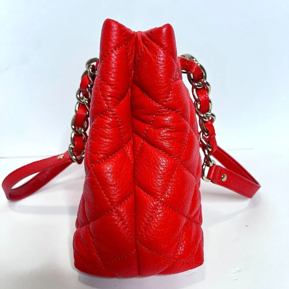 Kate Spade New York Gold Coast Small Maryanne Shoulder Bag Handbag Red